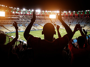 fãs na arquibancada